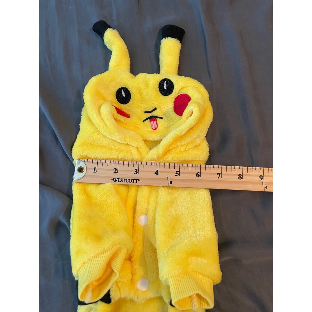 Pikachu Pet Costume Small Dog Cat Halloween Family Pokemon Costume Kawaii Anime - Picture 3 of 7